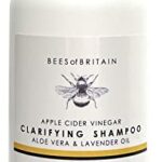 BEES of BRITAIN - 99% Natural Clarifying Shampoo, 250ml - Apple Cider Vinegar, Aloe & Lavender. Sulfate, Paraben & Silicone-Free. 5% Profit to Be