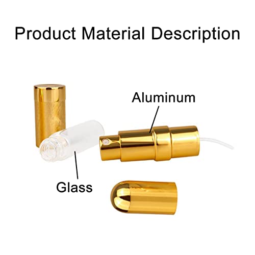 Mnixy 4 Pcs Perfume Spray Bottles 6ml Perfume Atomiser Bottles Mini Travel Perfume Atomisers for Home, Travel, Outdoor