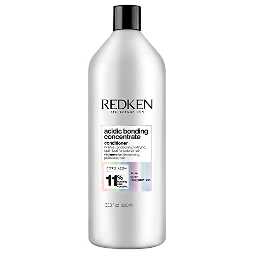 Redken Bonding Conditioner for Damaged Hair Repair, Acidic Bonding Concentrate, For All Hair Types