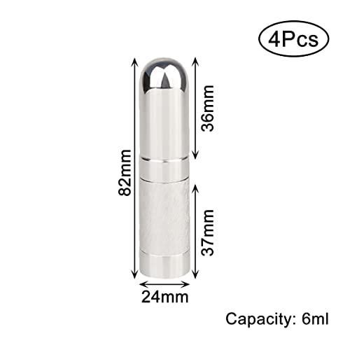 Mnixy 4 Pcs Perfume Spray Bottles 6ml Perfume Atomiser Bottles Mini Travel Perfume Atomisers for Home, Travel, Outdoor