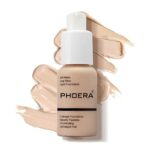 PHOERA Face Foundation,Liquid Foundation,Foundation Full Coverage Long Lasting Perfect 30ml Matte Oil-Control Concealer 7 Colors Optional,Great C