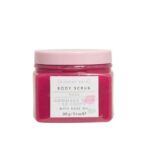 Sunday Rain Rose Polishing Body Scrub for Dry Skin, Infused with Soothing Rose Oil, Fresh Rose Petals Scent, Vegan and Cruelty-Free, 265g