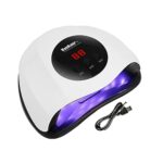 Hankeer 48W LED UV Nail Lamp with USB Interface line，24 Lights Gel Polish Nail Curing Lamp Light ，Suitable for Beginners and Home Salon (8T-USB)