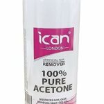 Ican London 100% Pure Acetone Nail Polish Remover UV GEL Soak Off 250ml