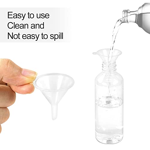 Hanyousheng Spray Bottle, Plastic Refillable Spray Bottle, 4 PCS 100ml/3.38oz Atomiser Spray Bottle, Transparent Fine Mist Spray Bottle, Spray Bo