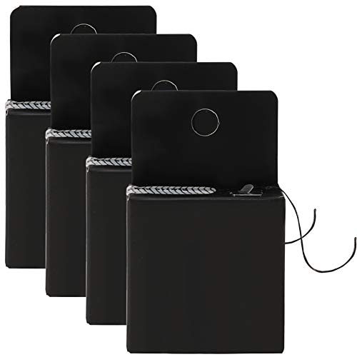 ruggito 4 Pack Pre-Inked Mapping String for Eyebrows, Eyebrow Mapping String for Microblading, Microshading, Cosmetic Tattooing, Makeup Supplies