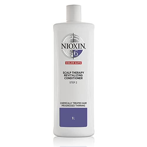 Nioxin 3-Part System, System 6, Chemically Treated Hair with Progressed Thinning Scalp & Hair Treatment