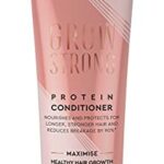 Charles Worthington Grow Strong Protein Conditioner, Hair Growth Conditioner for Fine Hair, Hair Repair Products for Women and Men, Salon Hair Re