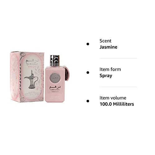 Dirham Wardi Edp Natural Perfume quality Spray 100ml Women by Ard Al Zaafran - Best Women Fragrance