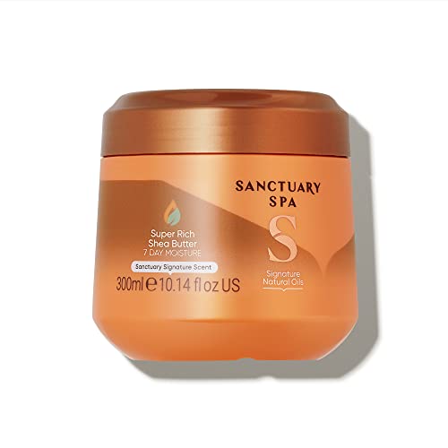 Sanctuary Spa Whipped Soufflé Body Cream, No Mineral Oil, Cruelty Free and Vegan Body Moisturiser for Dry Skin, 300 ml