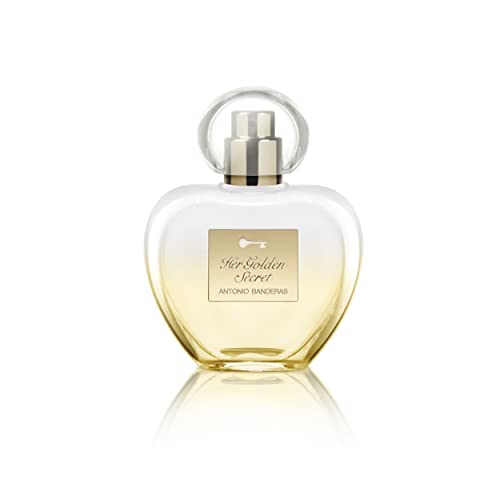 Antonio Banderas Perfumes - Her golden secret - Eau de toilette Spray for Women - Long Lasting - Femenine, Charming and Romantic Fragance - Fruit