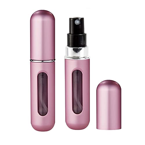 RYNAQS Perfume Atomiser 5ml Refillable Travel Perfume Bottles Atomizer Mini Atomiser Empty Fragrance Spray Bottle Container Portable Travel Acces