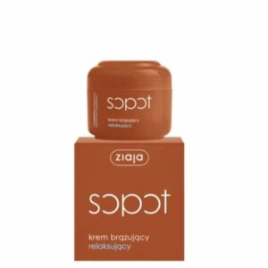 ZIAJA - SOPOT BRONZING - RELAXING FACE CREAM - NATURAL LOOKING TAN - 50 ml