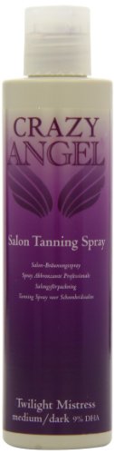Crazy Angel Salon Tanning Spray Twilight Mistress Medium / Dark 9% DHA 200ml
