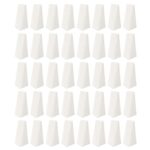 kuou 40pcs Nail Art Sponges, Triangle Make Up Sponges Cosmetic Sponge Wedges, Triangle Shape Makeup Foundation Beauty Tool