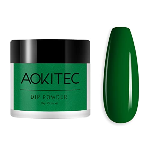 Aokitec 28g Dip Powder Clear Fashion Color Nail Dipping Powder French Powder Pro Collection System Nail Art Starter Manicure Salon DIY at Home Od