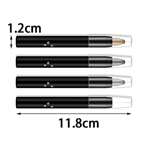 HHONGDU 8 Pcs Eye Shadow Pen 8 Colors Glitter Eyeshadow Pencil Colorful Eyeshadow Glitter Pen, Shimmer Eyeshadow, for Women Eyes Makeup, Long Las