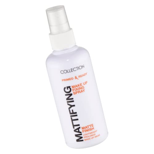 Collection Cosmetics Primed and Ready Fixing Spray, Matte Setting Spray, Matte