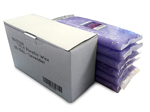 Boston Tech BE106-L Paraffin Wax 3 Kg. 6 blocks of 500g each. Ideal for any paraffin bath. Therapeutic and aesthetic use. (Lavender)