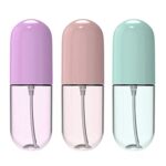 NA 3 Pcs 40ml Small Spray Bottle Mini Water Perfume Travel Atomiser Bottle Set Plastic Fine Mist Refillable Liquid Bottles for Make-up Cosmetic H