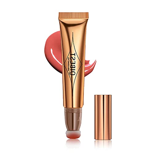 Go Ho Liquid Contour Wand,Liquid Bronzer Stick,Cream Face Concealer Contouring with Cushion Applicator,Easy to Blend & Long Lasting & Smooth Natu