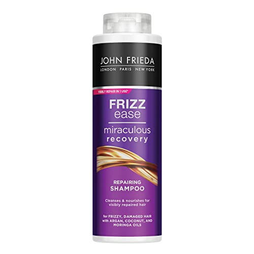 John Frieda Frizz Ease Miraculous Recovery Mini Shampoo 500ml, Moisturising Shampoo for Frizzy, Damaged Hair and Split Ends