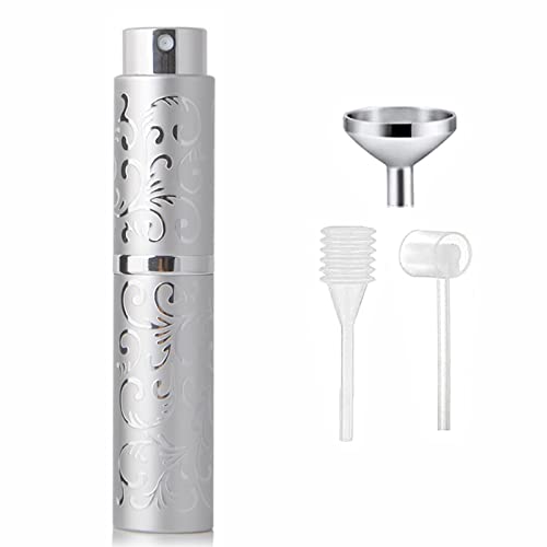 Perfume Atomiser, 8ml Travel Perfume Atomiser Refillable Mini Aftershave Empty Spray Bottle Small Perfume Atomizer Pods Portable Fragrance Contai