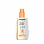 Garnier Ambre Solaire Invisible Protect Bronze Transparent Sun Cream Spray SPF30, Quick Dry, High Sun Protection Factor 30, Water Resistant & Non