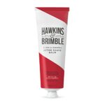 Hawkins & Brimble After Shave Balm for Men -125 ml Post Shaving Cocoa, Almond & Olive Oil Moisturising Skin Protection | Premium British Grooming