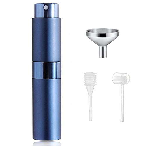 SONGQEE 8ml Travel Perfume Atomiser Refillable, Mini Refillable Perfume Bottle Aftershave Spray Bottle, Upgraded Perfume Atomizer Perfume Pod and