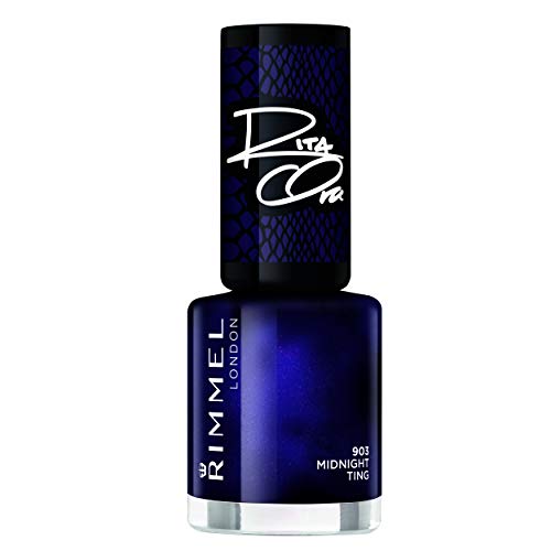 Rimmel London Rita Ora 60 Seconds Super Shine Nail Polish, 811 Hot Metal Love, 8 ml, Packaging May Vary