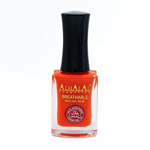 Halal Nail Polish - Nail Varnish Polish Soak Off Gel Nail Paint Art Polish - Water Permeable Red White Nail Enamel- Glossy Halal Gel Nail Polish