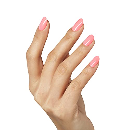Bluesky Gel Nail Polish, Pink Glow A097, Coral, Light, Pink, Long Lasting, Chip Resistant, 10 ml (Requires Drying Under UV LED Lamp)