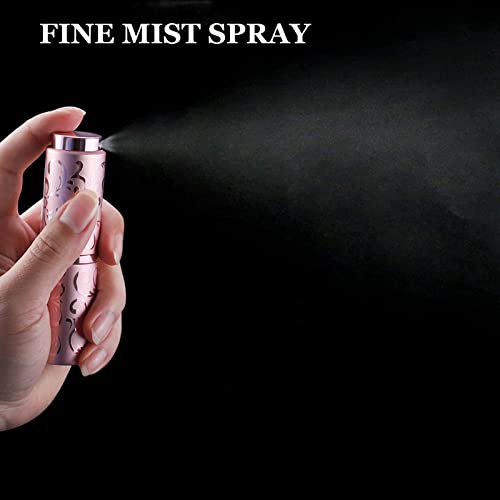 Perfume Atomiser, 8ml Travel Perfume Atomiser Refillable Mini Aftershave Empty Spray Bottle Small Perfume Atomizer Pods Portable Fragrance Contai