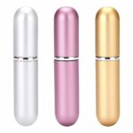 3 Pcs 5ML Perfume Atomiser, Mini Perfume Atomiser Refillable Bottles Perfume Travel Bottle Empty Spray Bottle for Fragrances Colognes Aftershave,