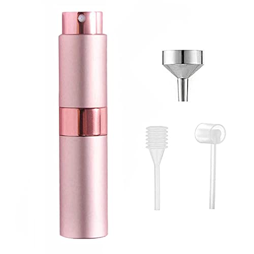 SONGQEE 8ml Travel Perfume Atomiser Refillable, Mini Refillable Perfume Bottle Aftershave Spray Bottle, Upgraded Perfume Atomizer Perfume Pod and