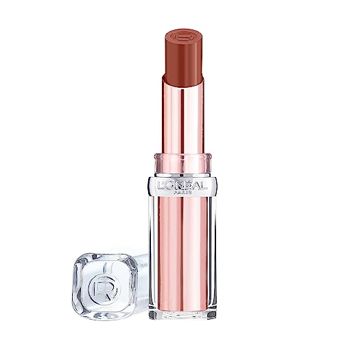 L'Oreal Paris Lipstick, Balm-In-Lipstick, Lip & Cheek Tint, Hydrating & Smooth, Natural-Looking Shiny Finish, Glow Paradise, 112 Pastel Exaltatio
