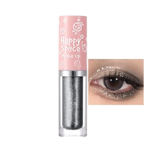 Glitter Eyeshadow - Shimmer White Cream Eyeshadow Stick - Diamond Liquid Blendable Sparkly Eye Make-up - Long Lasting Waterproof Highly Pigmented