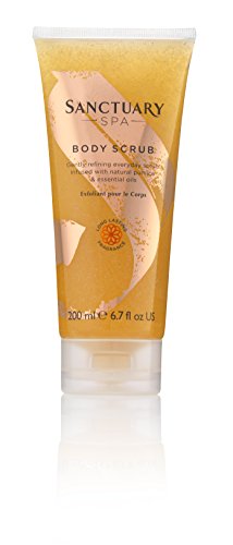 Sanctuary Spa Lily & Rose Body Scrub, No Mineral Oil, Cruelty Free & Vegan Exfoliating Body Scrub, 200ml