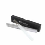 Crystal Glass Nail File - G.Liane Professional Double Sided Etched Glass Nail Files With Case For Shaping The Natural Nails And Artificial Nails