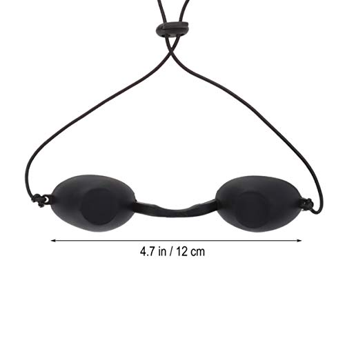 FOMIYES Sun Bed Eye Goggles Sun Bed Eye Goggles Tanning Bed Goggles Eye Protection Tanning Eyewear Sunbed Sunglasses for Tanning Beds LED Light (