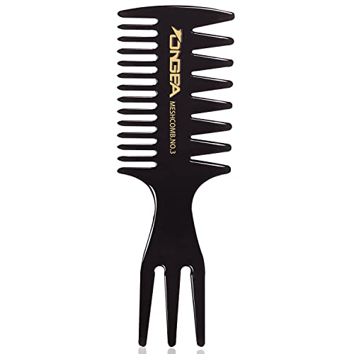 Styling Hair Comb Wide Tooth Comb Fantail Comb Hairdressing Comb Professional Barber Hairstylist Comb Accessories Shaping Wet Barber Double-sided