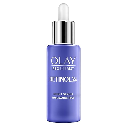 Olay Retinol Serum For Face, 24 Night Serum With Retinoid Complex + Vitamin B3, Firming Anti-Ageing Face Serum, Strengthens & Firms Skin, Visibly