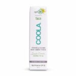 Coola SPF 30 Mineral Face Sun Cream, 70 Percent + Organic Daily SPF Face Moisturiser, Broad Spectrum UVA/UVB Protection Sunscreen, Matte Finish w