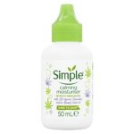 Simple Calming Moisturiser Skin Cream with organic hemp seed oil skincare for sensitive skin 50 ml