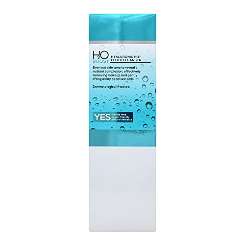 Creightons H2O Boost Hyaluronic Hot Cloth Cleanser (200ml) - Cleanse, Hydrate & Polish. With Hyaluronic Acid & Marine Algae Extract. Evens Skin T