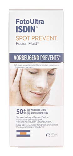 ISDIN FotoUltra Spot Prevent SPF 50+ Fusion Fluid Texture Very High Protection Prevents Pigment Stains 50ml