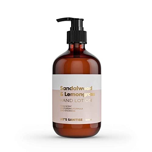 Sandalwood and Lemongrass Scented Moisturising Hand Lotion - 500ml