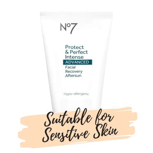 No7 Protect & Perfect Intense Advance Facial Suncare SPF 15 and SPF50+ with Facial Recovery Aftersun Bundle | Complete Sun Protection and 24 Hour