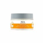 REN Clean Skincare Overnight Glow Dark Spot Sleeping Cream | Reduce Hyperpigmentation | Hydrating & Brightening Facial Moisturiser | Algae Comple